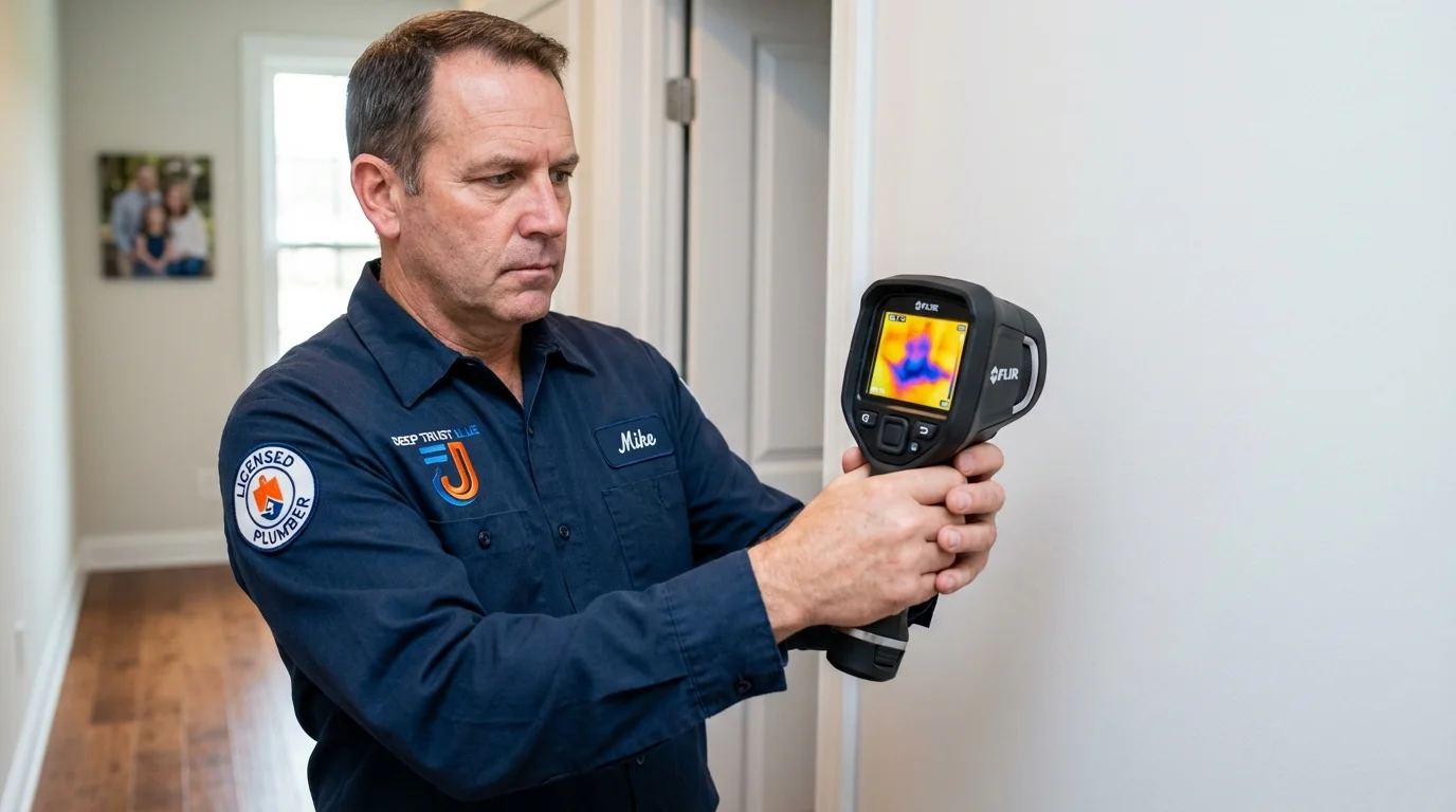 Thermal imaging leak detection by Johns Plumbing LLC in Cle Elum
